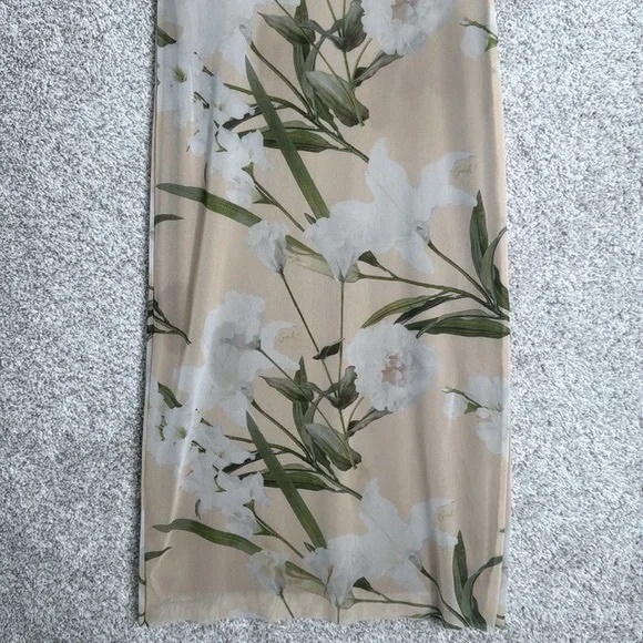 Lisa Says Gah Zelda Midi Dress in Floral Mesh Size S - Picture 3 of 6